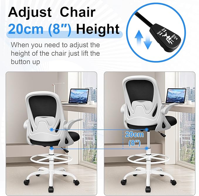 Drafting Chair Tall Office Chair