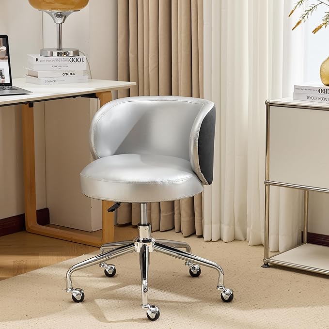 VINGLI Cute Small Swivel Desk Chair Comfy