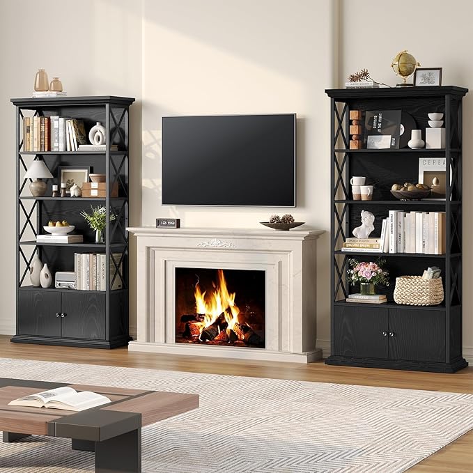 GOLDDAY 5-Tier Tall Bookcase