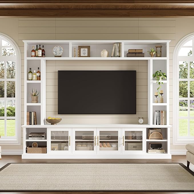 Merax 95" Entertainment Center for TVs up to 80", All-in-One TV Stand