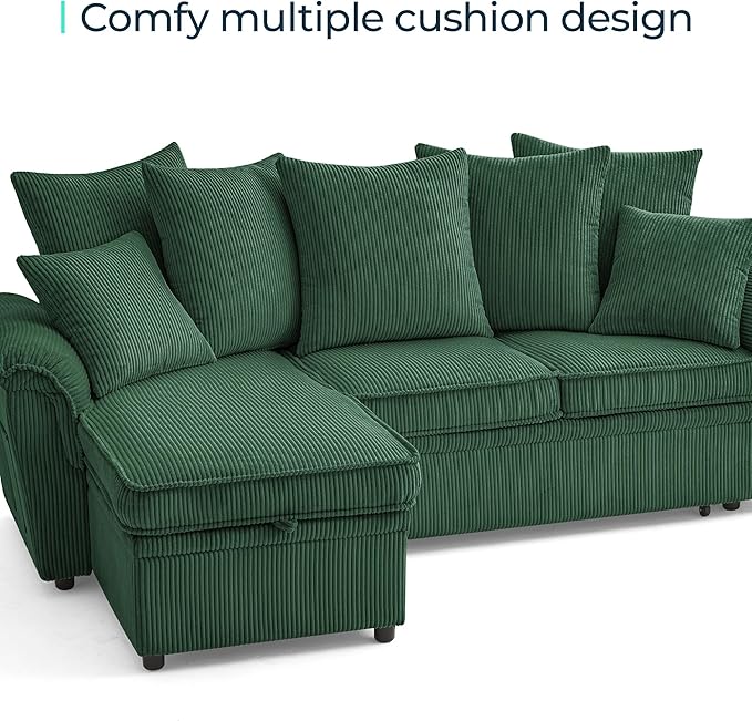 LINSY HOME Sectional Loveseat Sofa