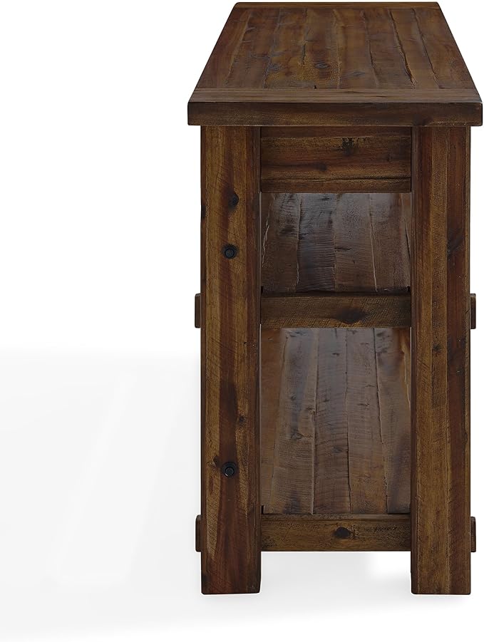 Durango 54-Inch Farmhouse-Industrial Style Wood Console Table