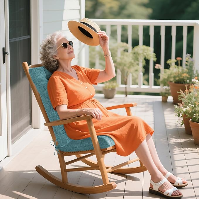 ELFJOY Rocking Chair Cushion Large Rocking Chair Pads