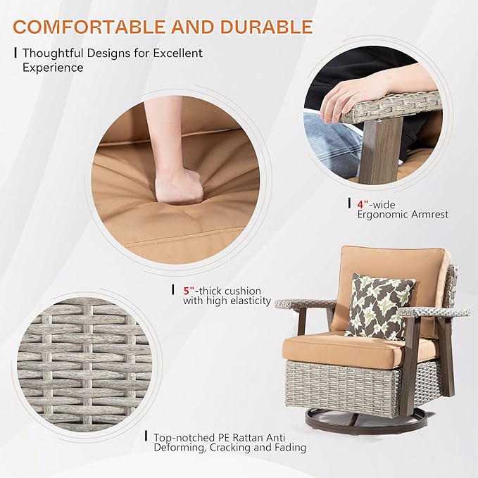 Joyside Patio Chair with Side Table
