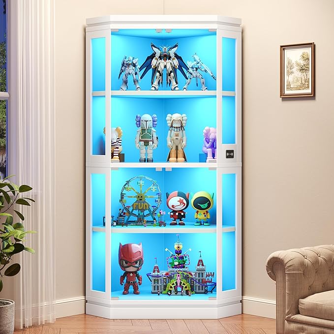 Jocoevol Corner Display Cabinet
