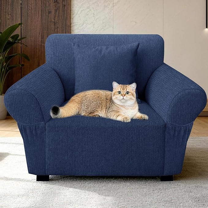 Armchair Slipcover with 1 Pillow Cover