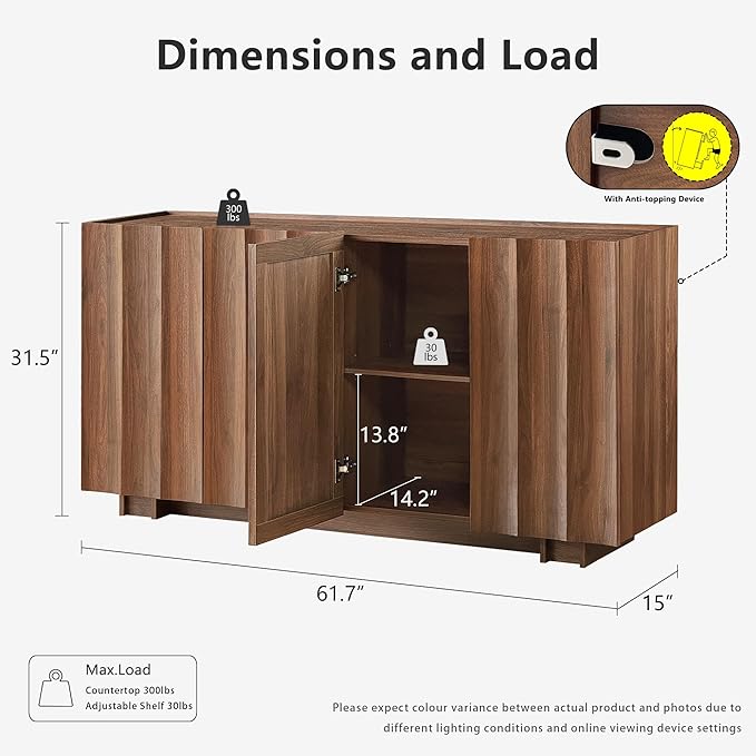 win2win 61.7" Buffet Cabinet