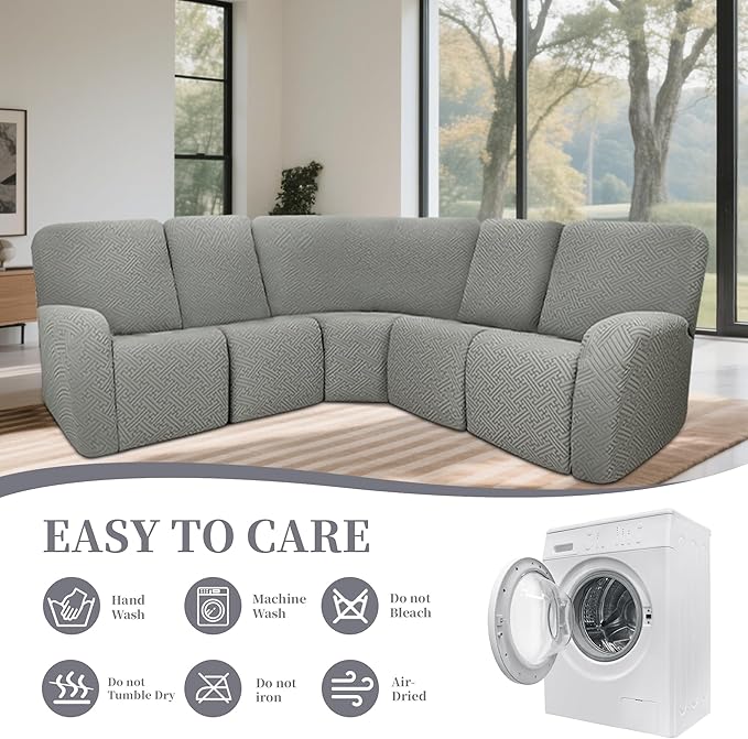 100% Waterproof Sectional Recliner Couch Covers