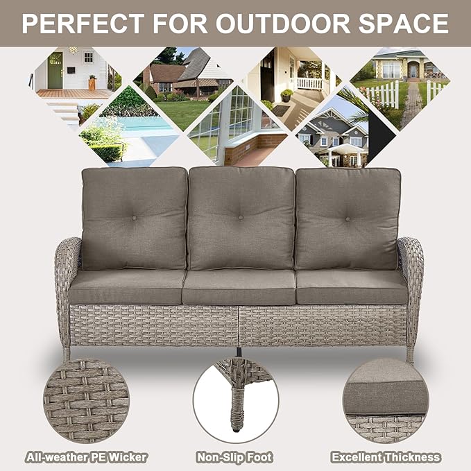 Belord Expansive 10 Pieces Outdoor Patio Furniture Set