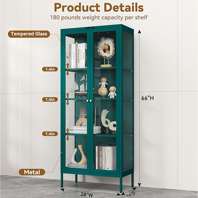 Polup Glass Display Cabinet