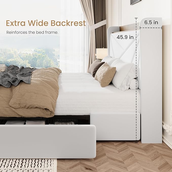 SHA CERLIN Queen Bed Frame