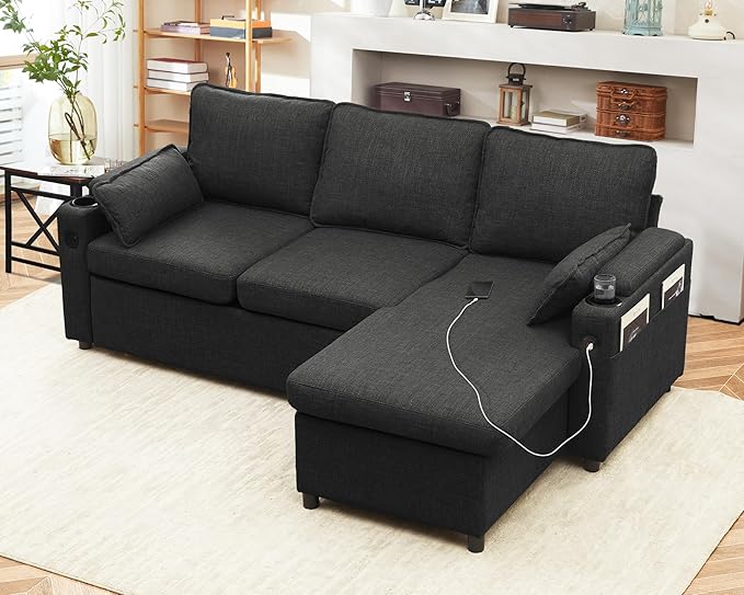 DURASPACE Sofa Bed Sleeper Pull Out 2 in 1 Sectional Sleeper Sofa Couches
