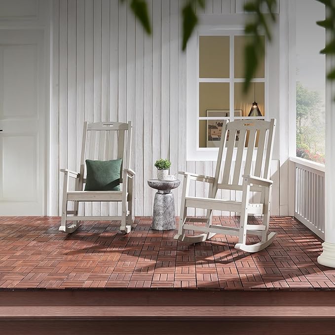 Psilvam Oversized Outdoor Rocking Chair,