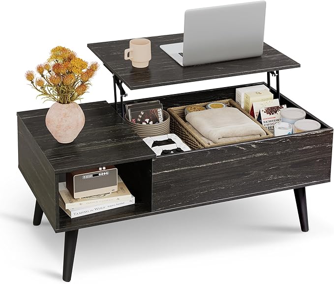 WLIVE Coffee Table for Living Room, Lift Top Coffee Table