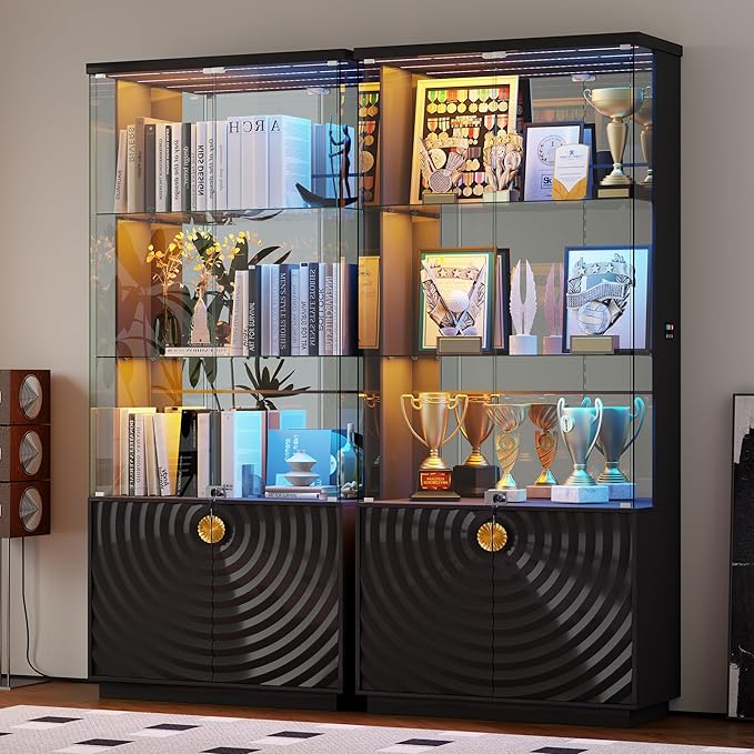 HNEBC Display Cabinet with Glass Doors