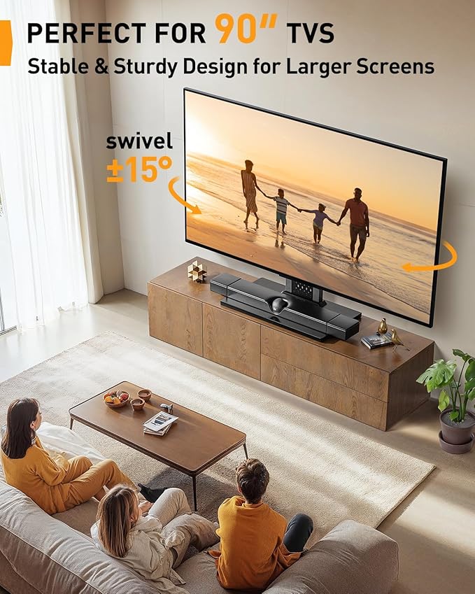 Perlegear Universal Swivel TV Stand
