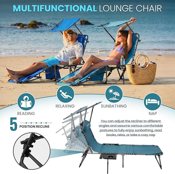 FUNDANGO Heavy Duty Tanning Chair