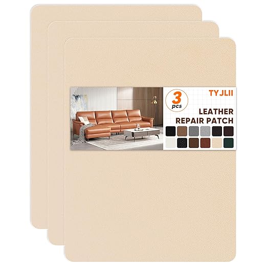 Leather Repair Patch Self Adhesive, 8.3″ x 11″ Vinyl Patch Kit, Leather Repair
