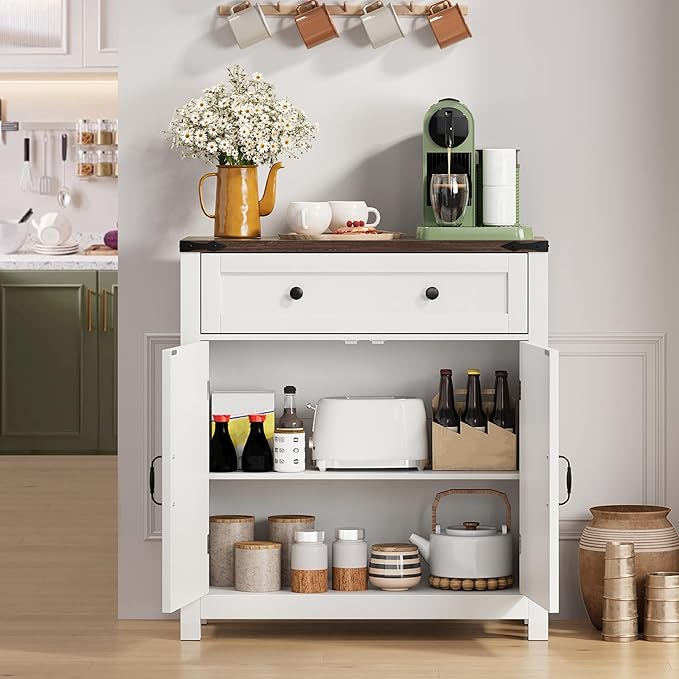Semiocthome Farmhouse Sideboard Buffet Cabinet