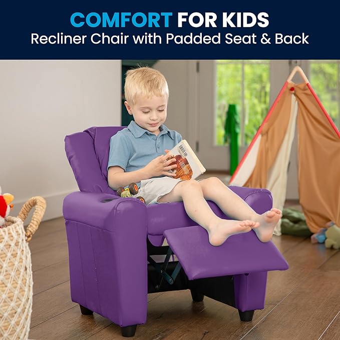 Flash Furniture Vana Vinyl Kids Recliner