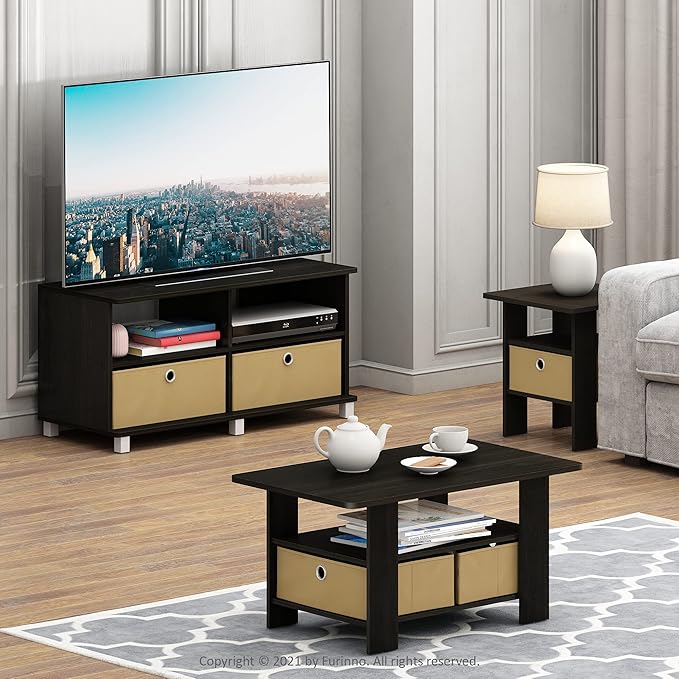 Furinno Andrey Coffee Table, Small Modern Center Table
