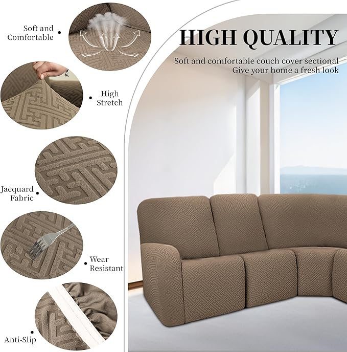 100% Waterproof Sectional Recliner Couch Covers
