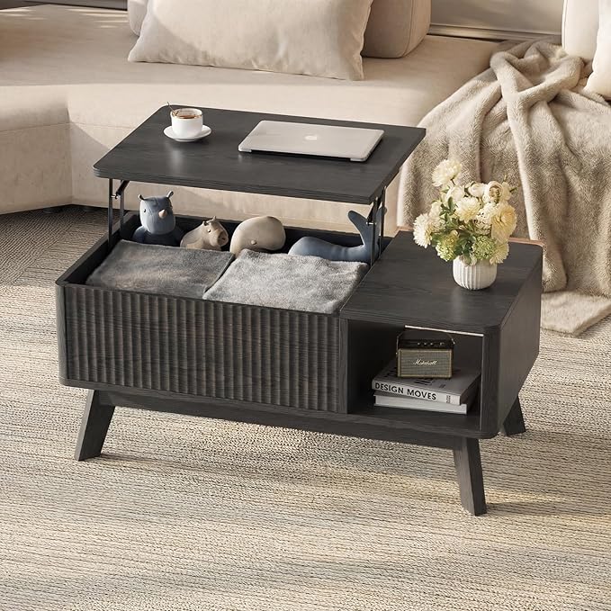 Wood Lift Top Coffee Table