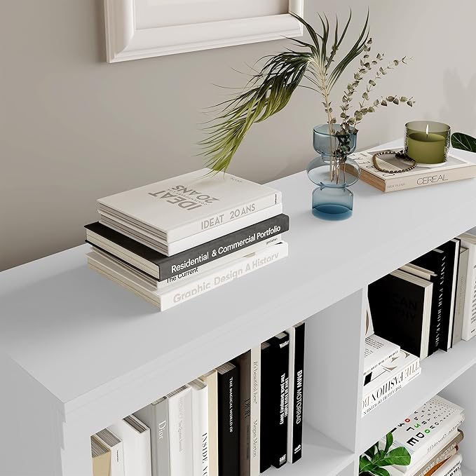 GarveeHome 6 Cube Storage Organizer, 53 Inch Tall Bookcase