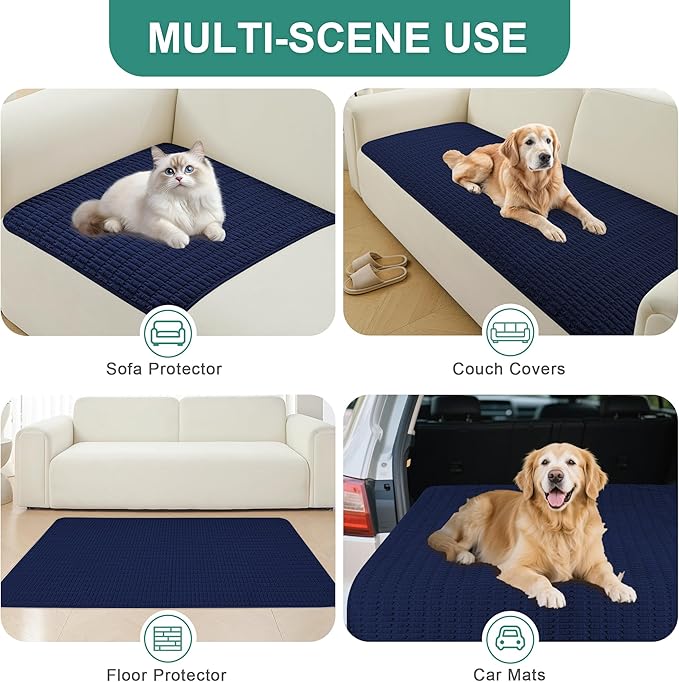 Foxdecor Couch Cover Sofa Covers Washable, Dog Bed Cover Couch Covers