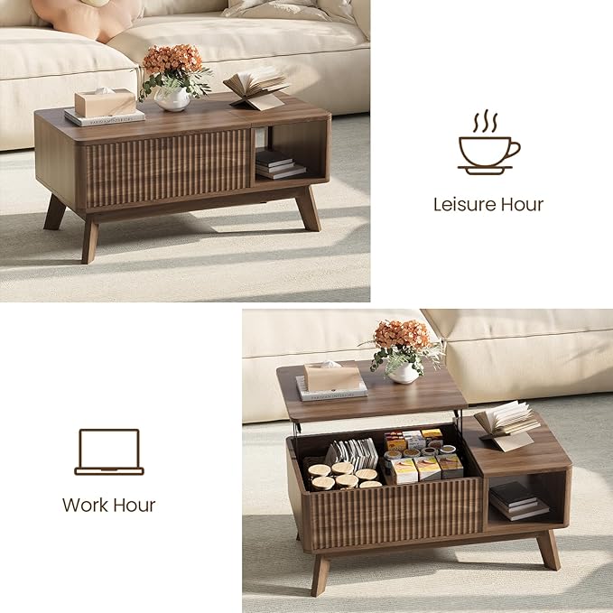 Wood Lift Top Coffee Table