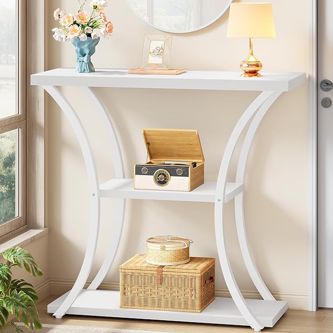Hoctieon 3 Tier Console Table