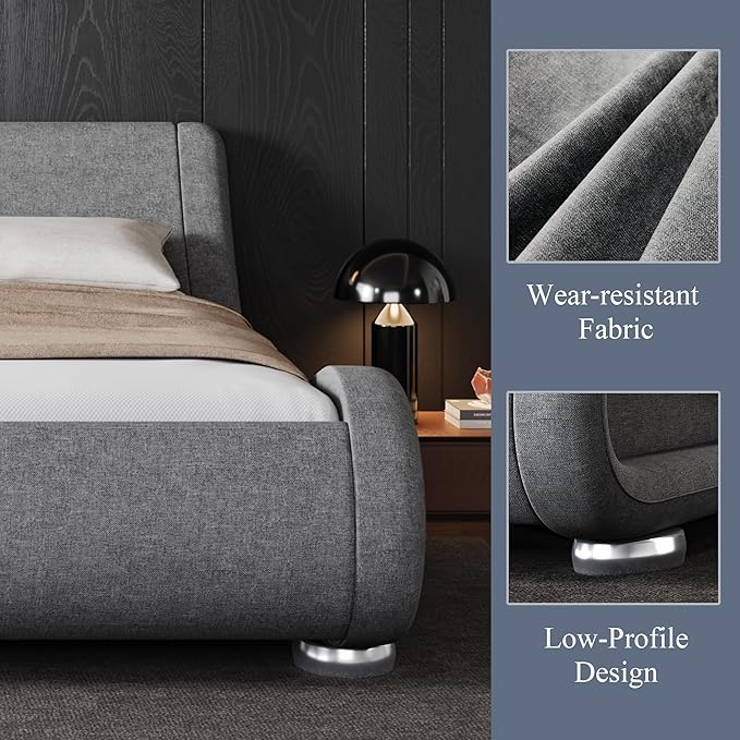 Allewie Queen Size Bed Frame