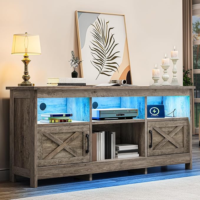 YITAHOME TV Stand for 65 Inch TVs, Entertainment Center