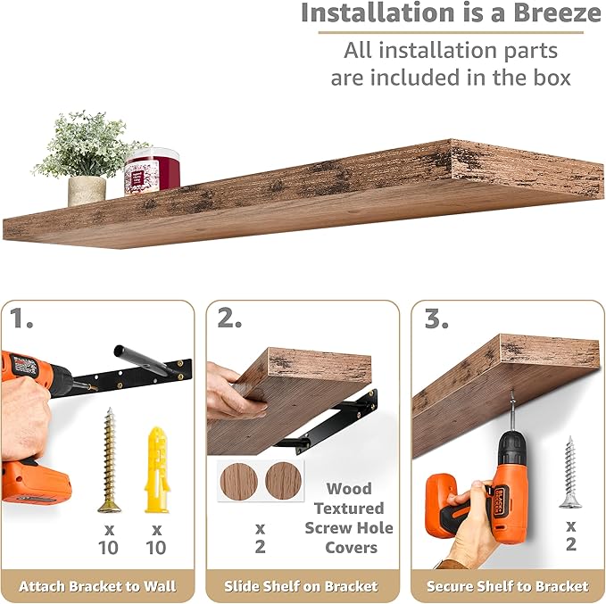 Sorbus Floating Shelves for Wall