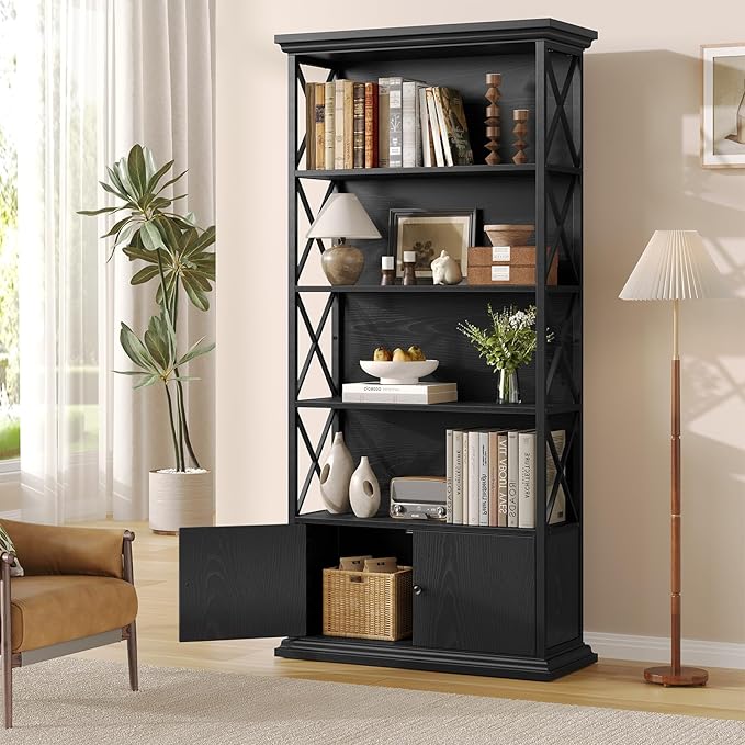 GOLDDAY 5-Tier Tall Bookcase