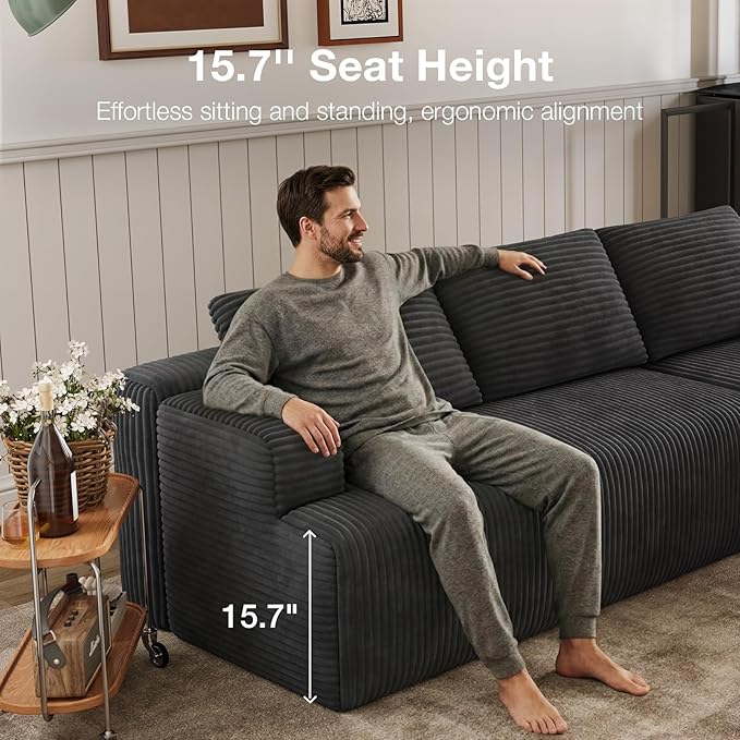 Novilla L-Shape Sectional Couches