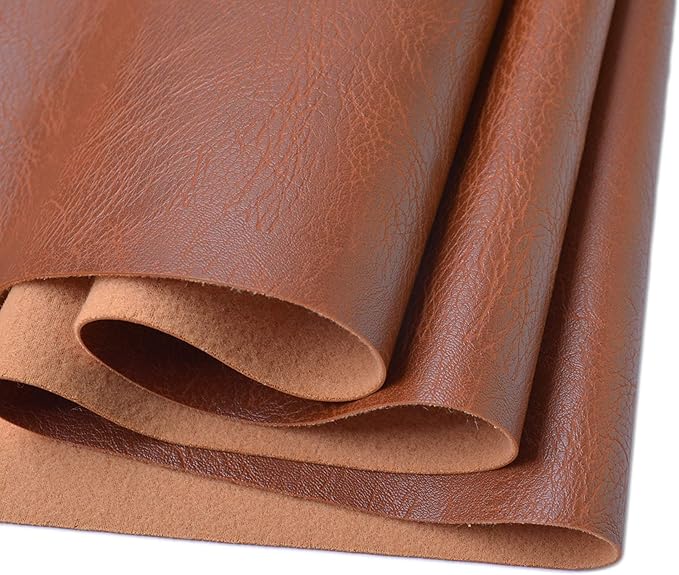 Wento Thick 3 Yard Faux Leather Fabric Soft Skin Grain PU Leather