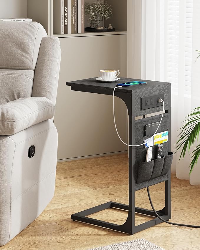 TUTOTAK C Shaped End Table