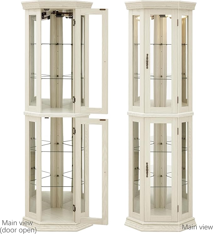 Glass Corner Display Cabinet