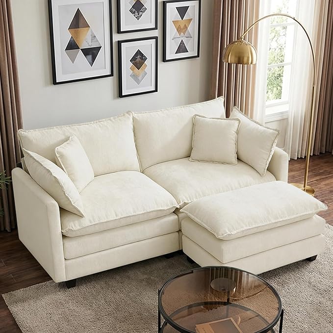78” Modular Sectional Sofa, L Shaped Cloud Couch