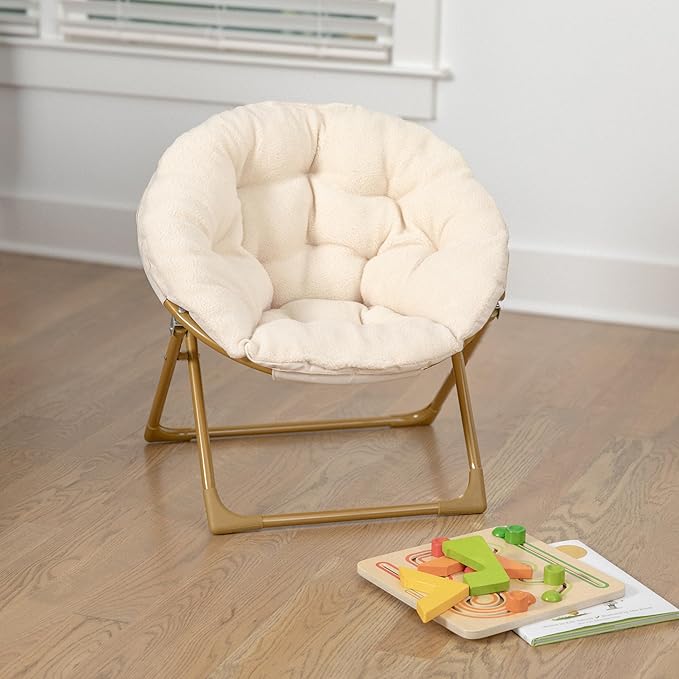 Flash Furniture Gwen Kids Cozy Mini Folding Saucer Chair