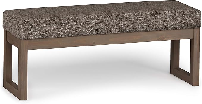 SIMPLIHOME Milltown Large Ottoman Bench