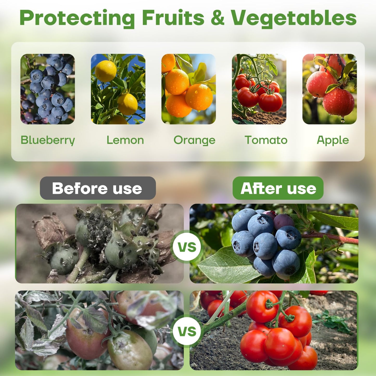 6FT x 6FT Fruit Tree Netting with Zipper and Drawcord, 2Pcs Garden Plant Net Pest Barrier Bag, Insect Bird Mesh Netting Cover for Protect Vegetables Flower Blueberry