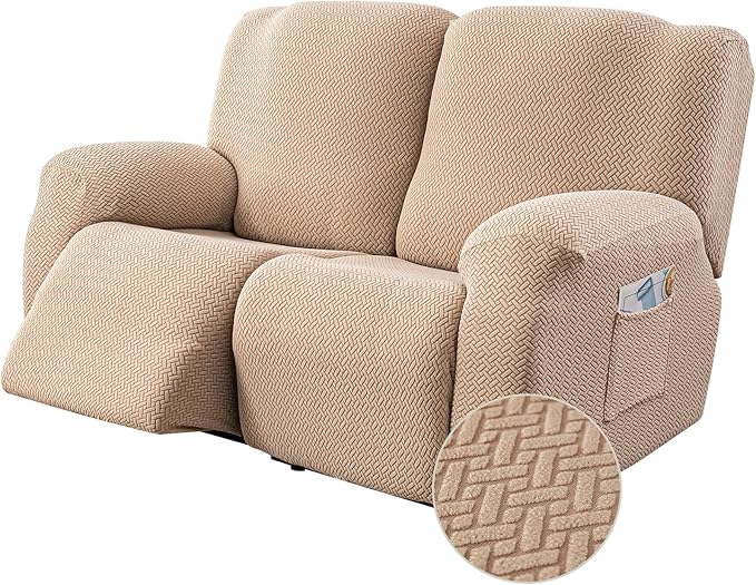 Genina Recliner Loveseat Cover Stretch Couch Covers Sofa slipcover