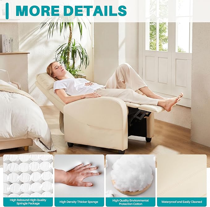 Sweetcrispy Massage Recliner Chair