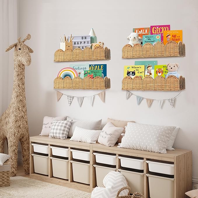 Nursery Book Shelves Set of 2