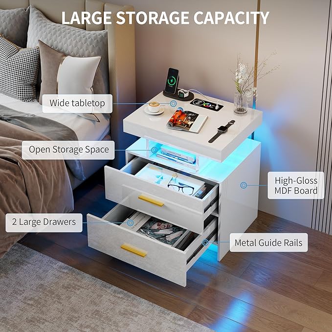 Smart Night Stand Set of 2