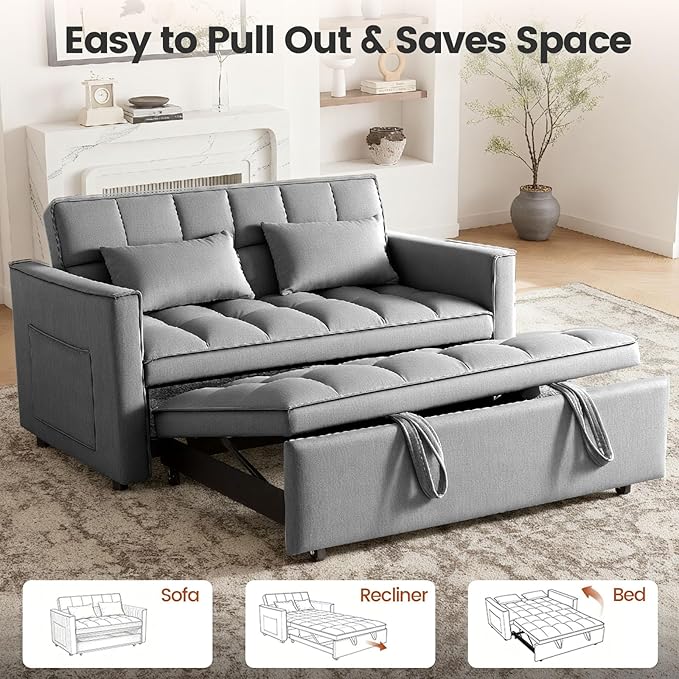 Pull Out Couch, Loveseat Sleeper Sofa Bed