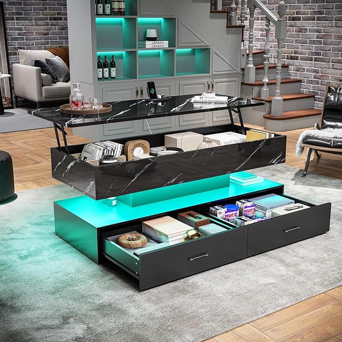 SEDETA 47.2" Lift Top Coffee Table, Coffee Tables