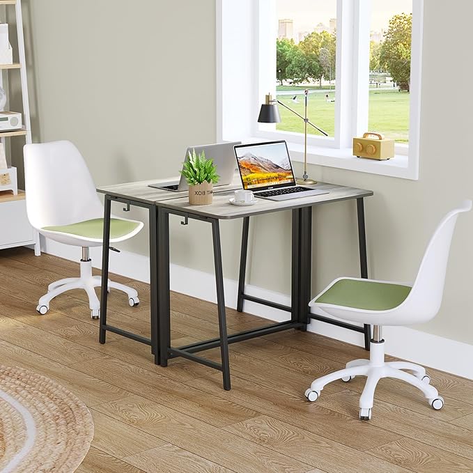 WOHOMO Folding Desk, Small Foldable Desk 31.5"